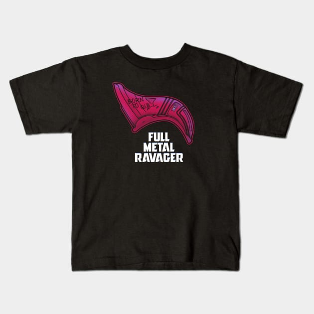 Full Metal Ravager Kids T-Shirt by dann